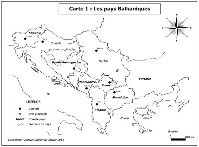 les pays des Balkans